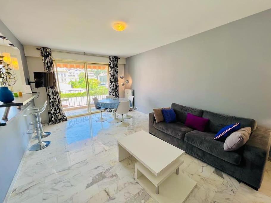 Le Pinede - Apt 4 Prs- Parking - Clim - 500M Plages Antibes Ngoại thất bức ảnh